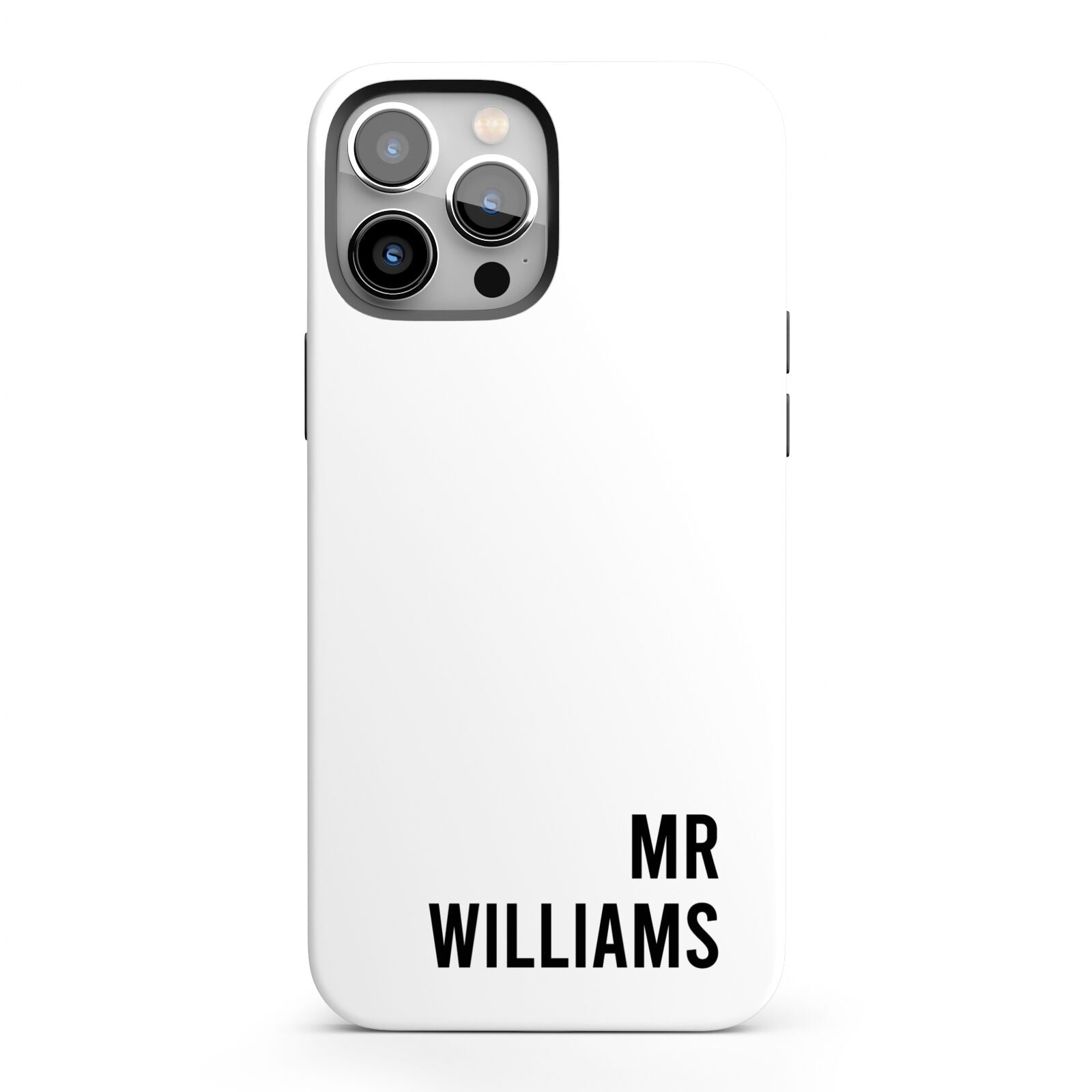 Personalised Mr Surname iPhone 13 Pro Max Full Wrap 3D Tough Case