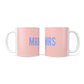 Personalised Mr and Mrs 10oz Mug Alternative Image 3