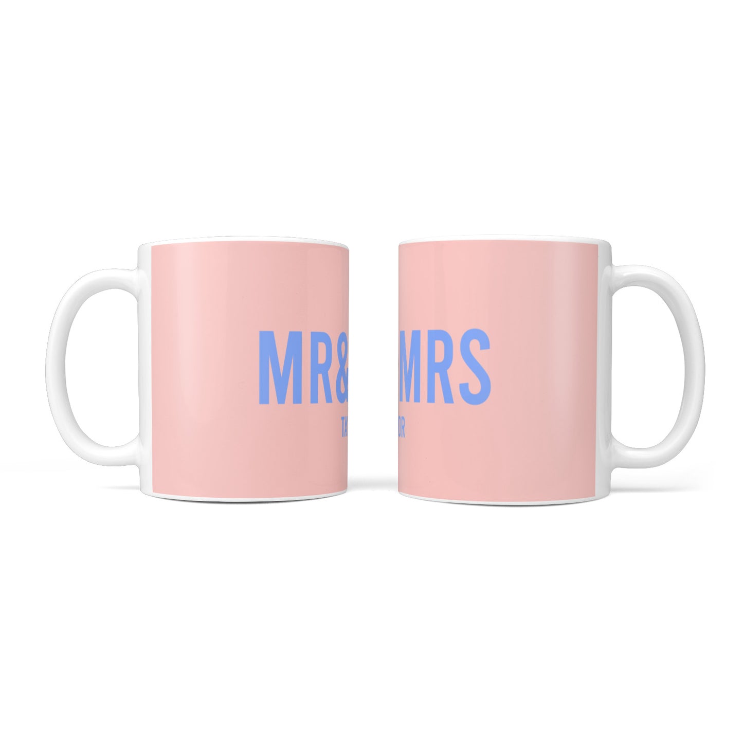 Personalised Mr and Mrs 10oz Mug Alternative Image 3