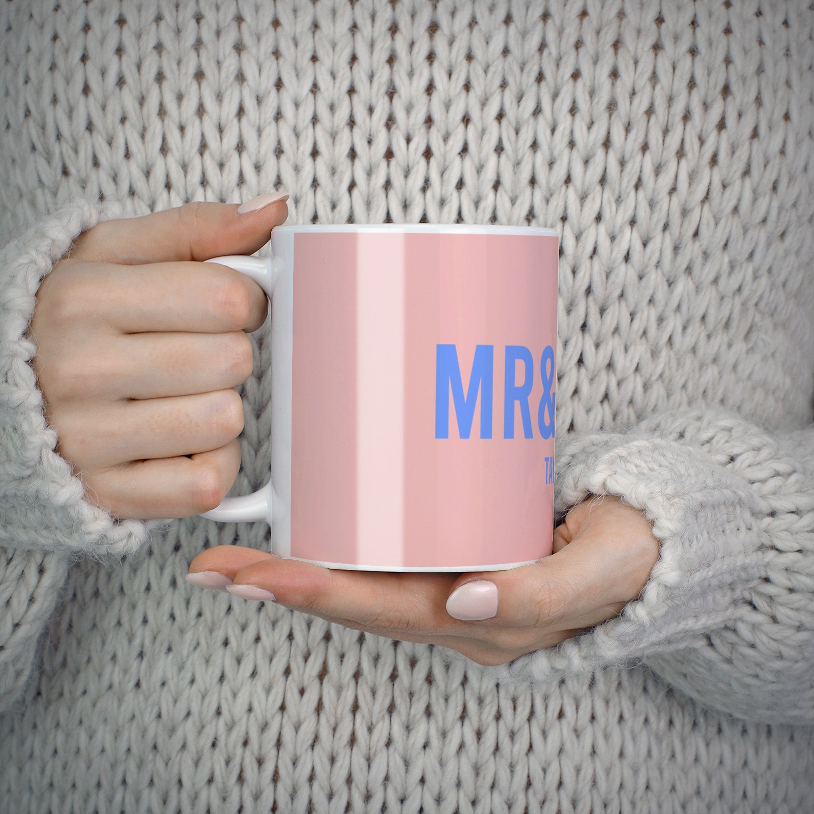 Personalised Mr and Mrs 10oz Mug Alternative Image 5