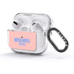 Personalised Mr and Mrs AirPods Glitter Case 3rd Gen Side Image
