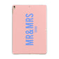 Personalised Mr and Mrs Apple iPad Gold Case