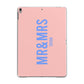 Personalised Mr and Mrs Apple iPad Grey Case
