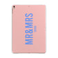 Personalised Mr and Mrs Apple iPad Rose Gold Case