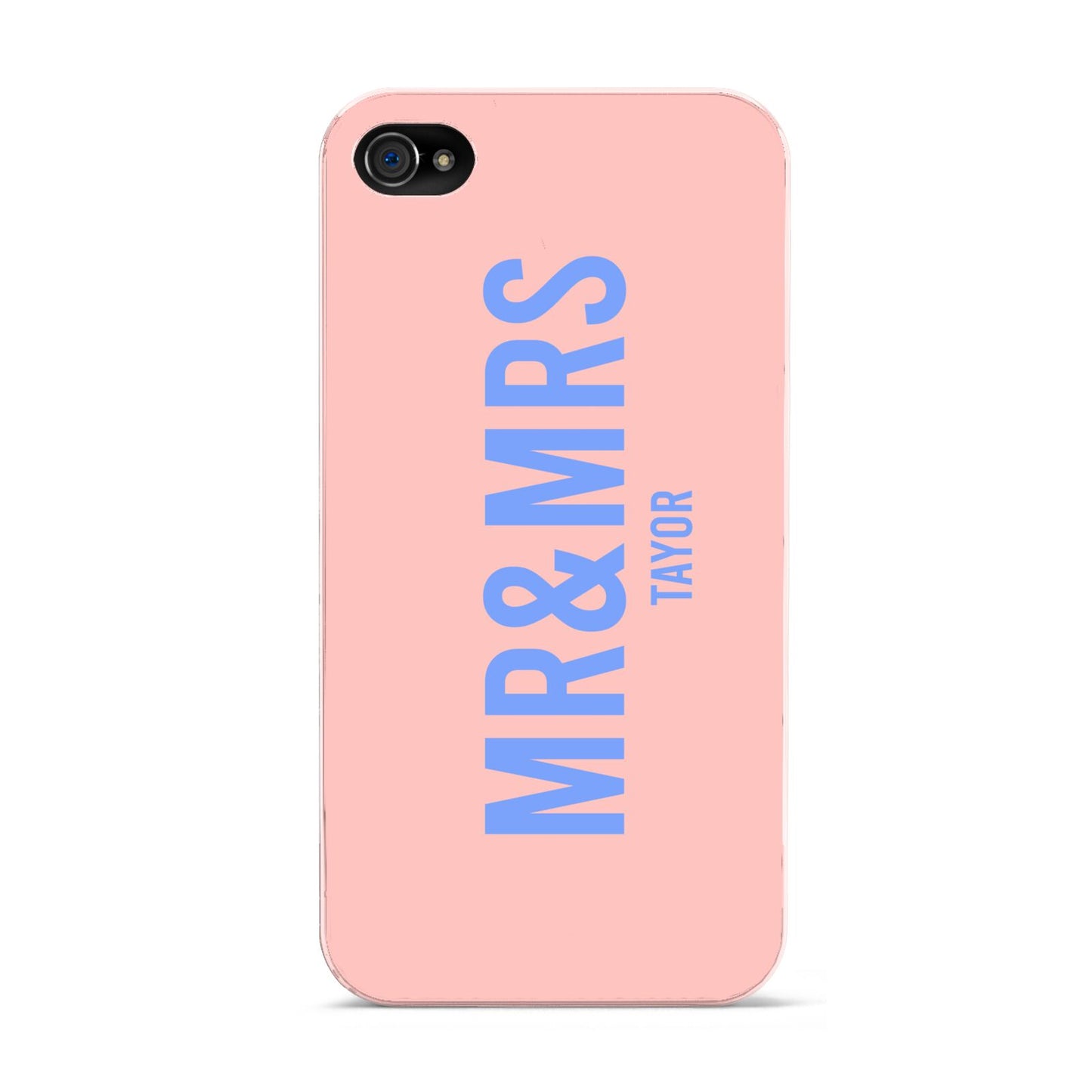 Personalised Mr and Mrs Apple iPhone 4s Case