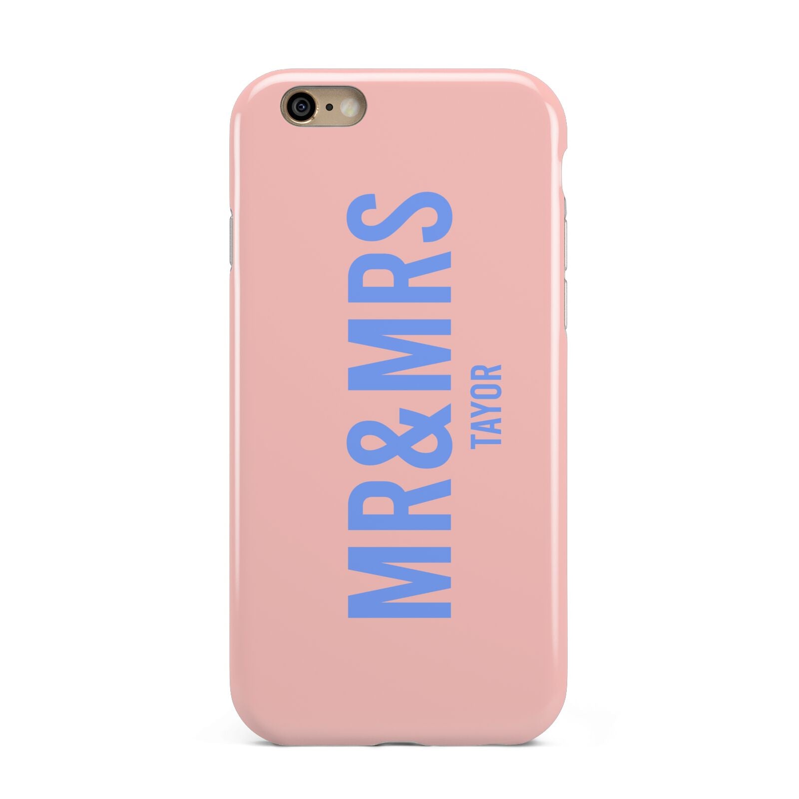 Personalised Mr and Mrs Apple iPhone 6 3D Tough Case
