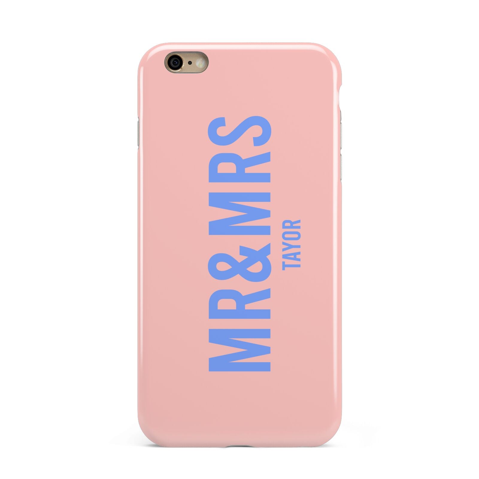 Personalised Mr and Mrs Apple iPhone 6 Plus 3D Tough Case