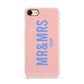 Personalised Mr and Mrs Apple iPhone 7 8 3D Snap Case