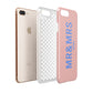 Personalised Mr and Mrs Apple iPhone 7 8 Plus 3D Tough Case Expanded View