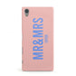 Personalised Mr and Mrs Sony Xperia Case