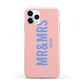 Personalised Mr and Mrs iPhone 11 Pro 3D Tough Case