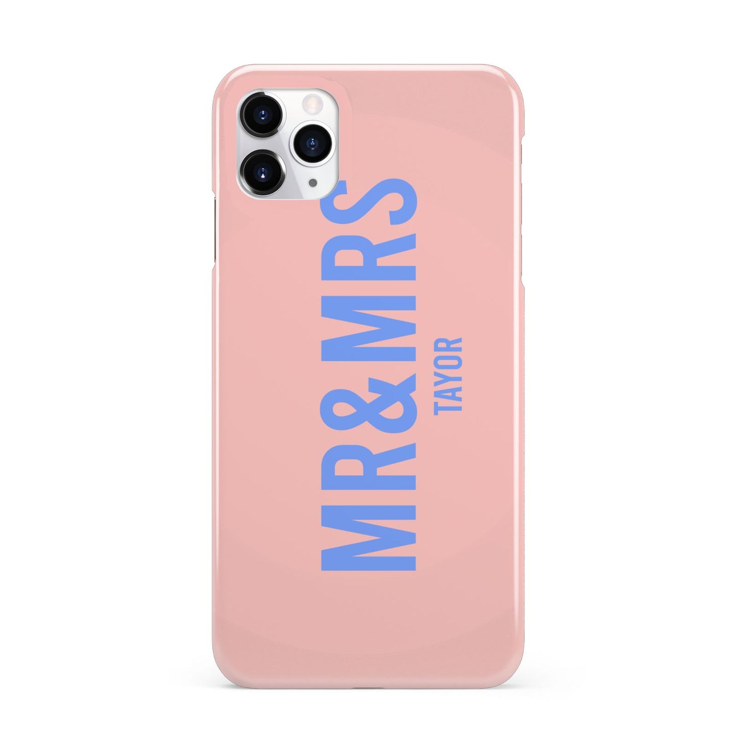 Personalised Mr and Mrs iPhone 11 Pro Max 3D Snap Case