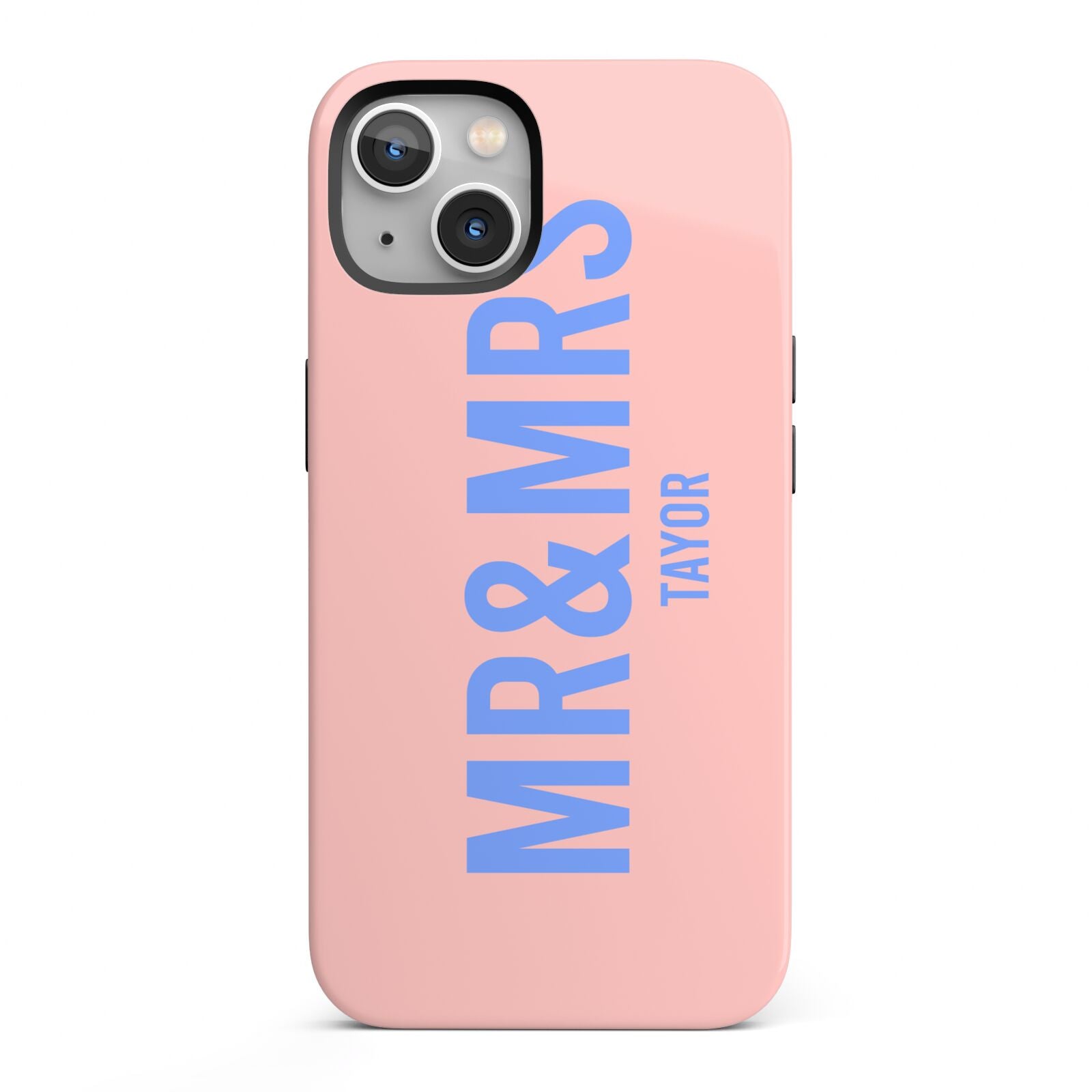 Personalised Mr and Mrs iPhone 13 Full Wrap 3D Tough Case