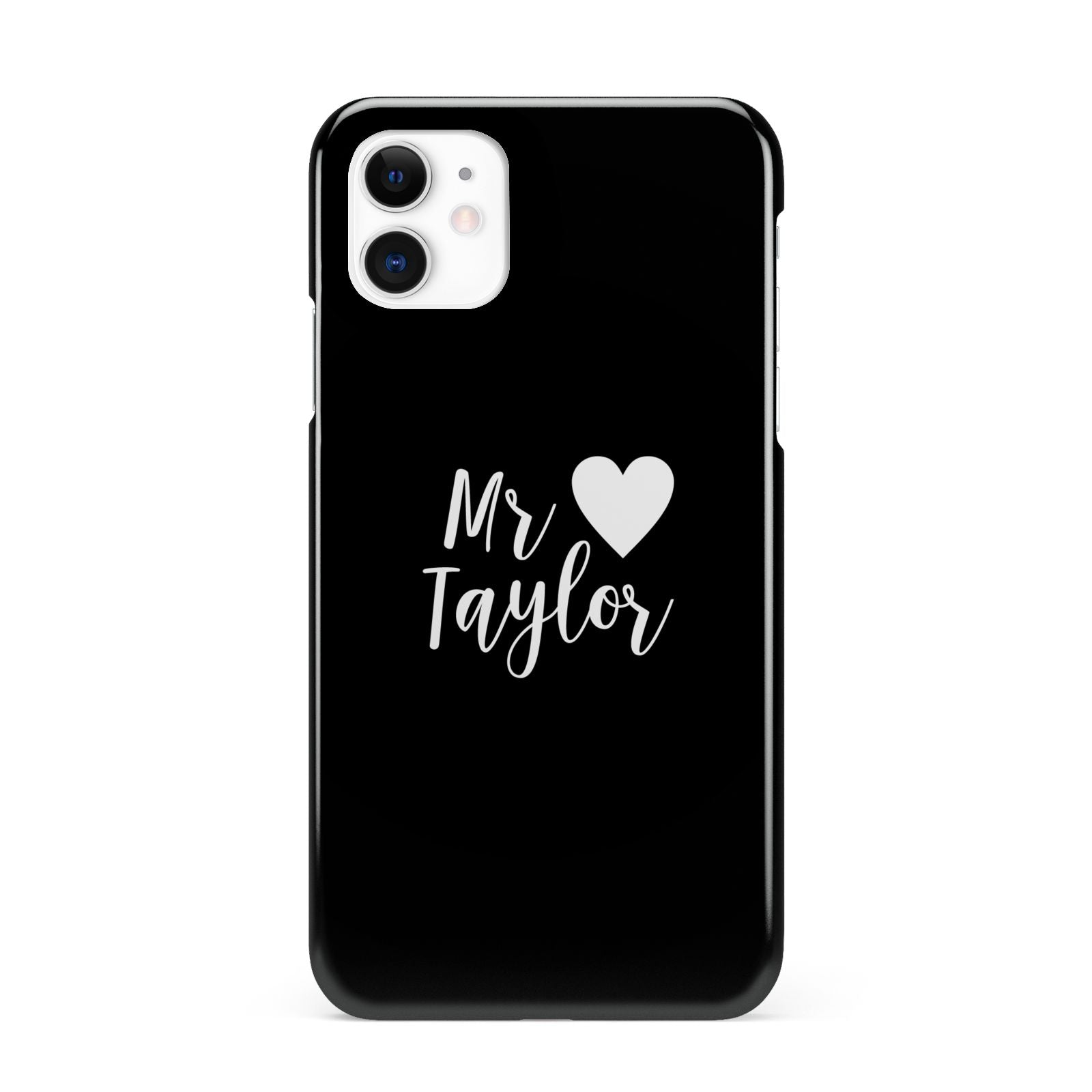 Personalised Mr iPhone 11 3D Snap Case