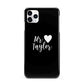 Personalised Mr iPhone 11 Pro Max 3D Snap Case