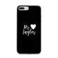 Personalised Mr iPhone 7 Plus Bumper Case on Silver iPhone