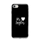 Personalised Mr iPhone 8 Bumper Case on Silver iPhone