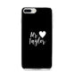 Personalised Mr iPhone 8 Plus Bumper Case on Silver iPhone