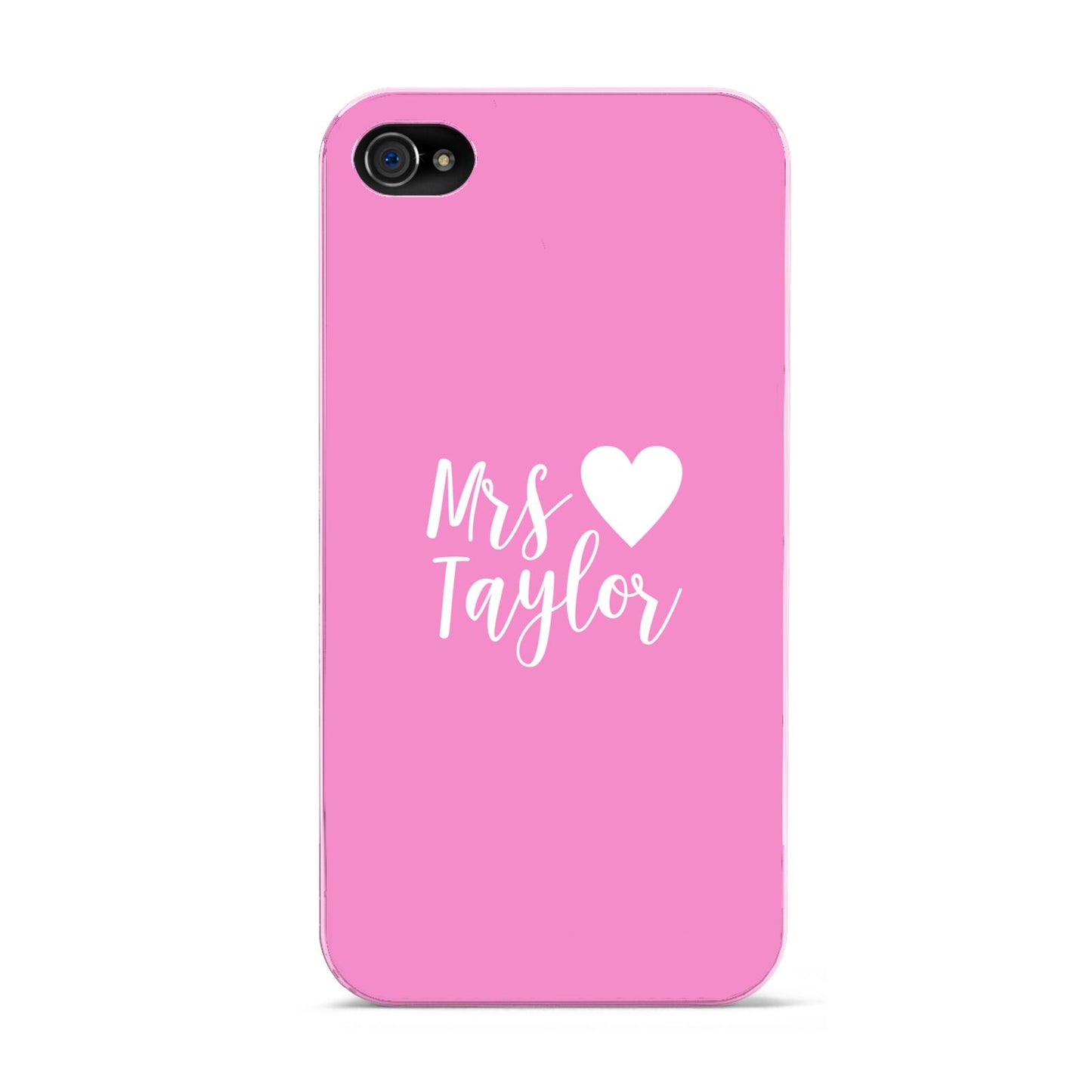 Personalised Mrs Apple iPhone 4s Case