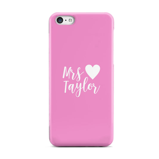 Personalised Mrs Apple iPhone 5c Case