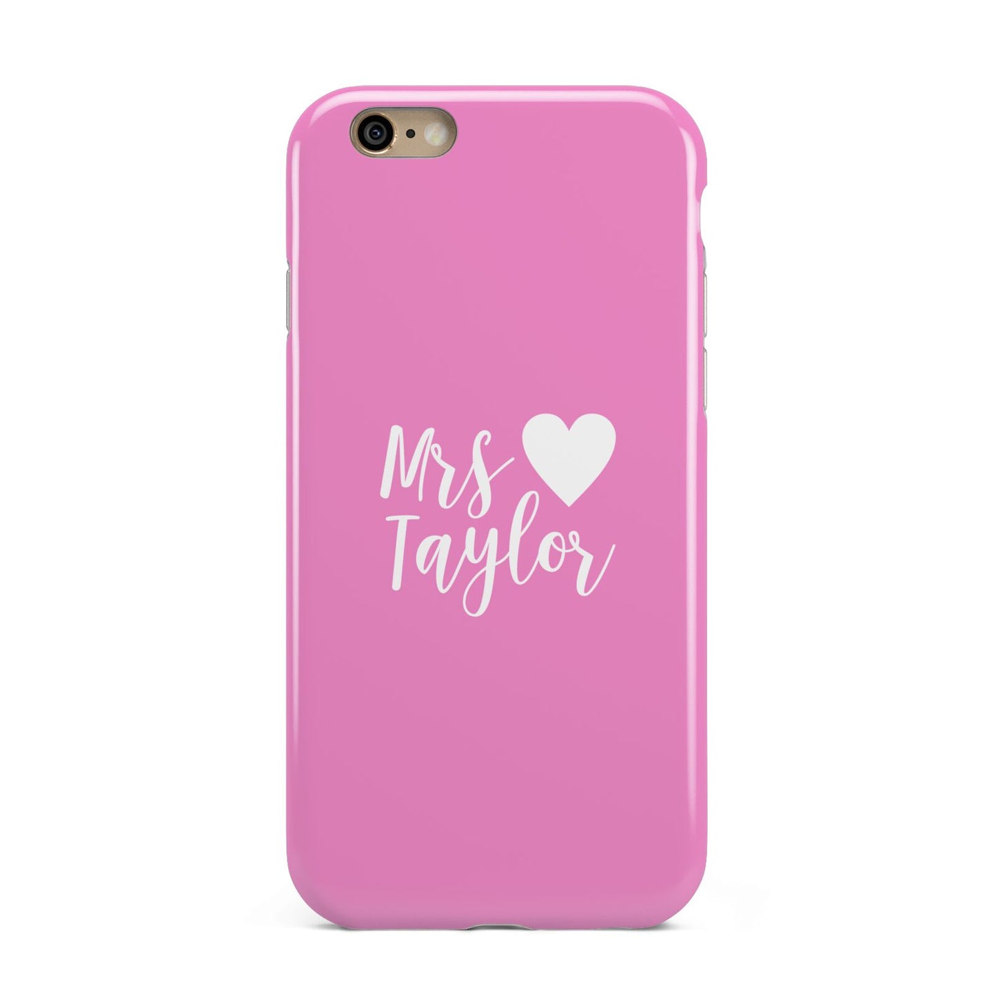 Personalised Mrs Apple iPhone 6 3D Tough Case