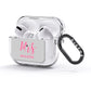 Personalised Mrs Couple AirPods Glitter Case 3rd Gen Side Image