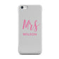 Personalised Mrs Couple Apple iPhone 5c Case