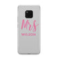 Personalised Mrs Couple Huawei Mate 20 Pro Phone Case