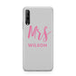 Personalised Mrs Couple Huawei P Smart Pro 2019