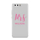 Personalised Mrs Couple Huawei P10 Phone Case