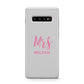 Personalised Mrs Couple Protective Samsung Galaxy Case