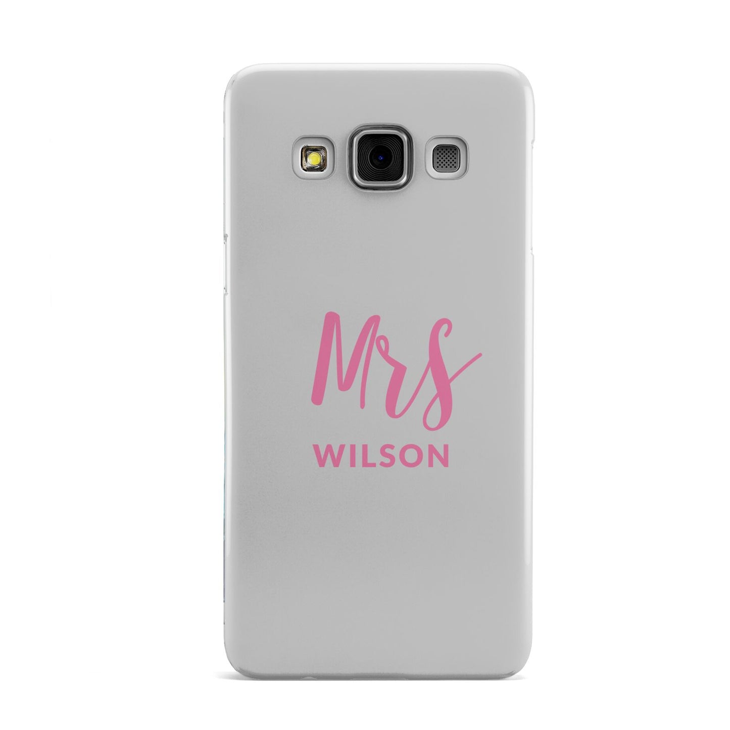 Personalised Mrs Couple Samsung Galaxy A3 Case