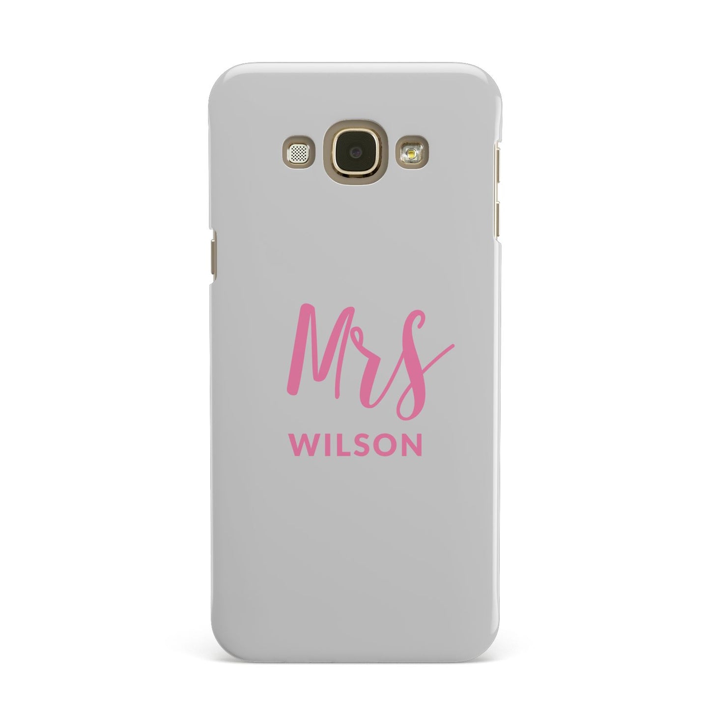 Personalised Mrs Couple Samsung Galaxy A8 Case