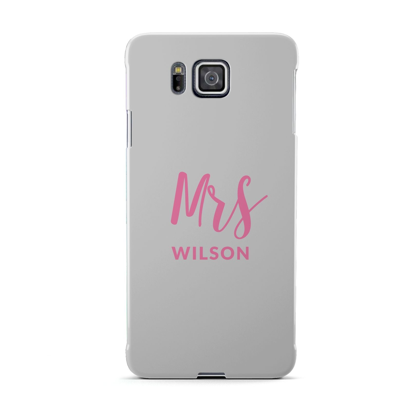 Personalised Mrs Couple Samsung Galaxy Alpha Case