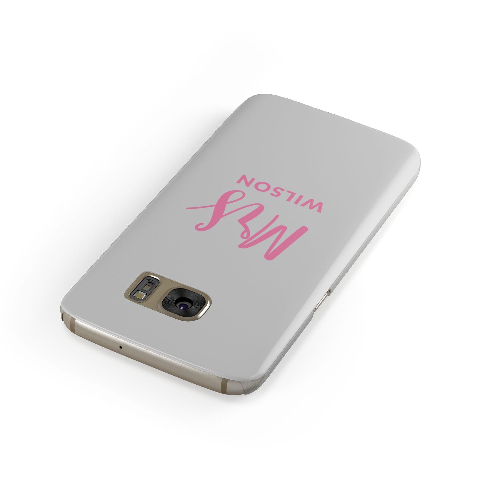 Personalised Mrs Couple Samsung Galaxy Case Front Close Up