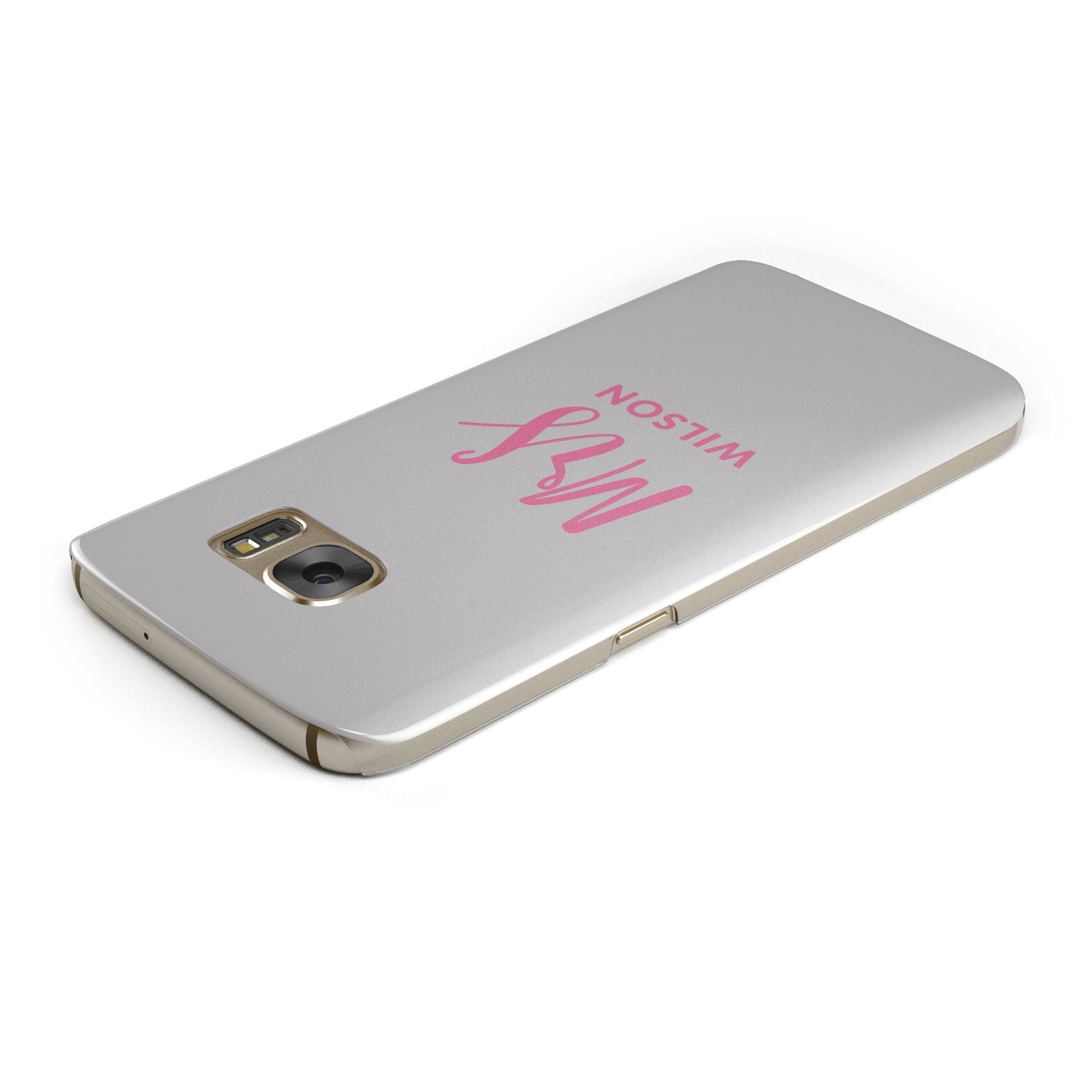 Personalised Mrs Couple Samsung Galaxy Case Top Cutout