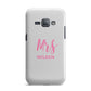 Personalised Mrs Couple Samsung Galaxy J1 2016 Case