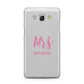 Personalised Mrs Couple Samsung Galaxy J5 2016 Case