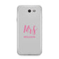 Personalised Mrs Couple Samsung Galaxy J7 2017 Case