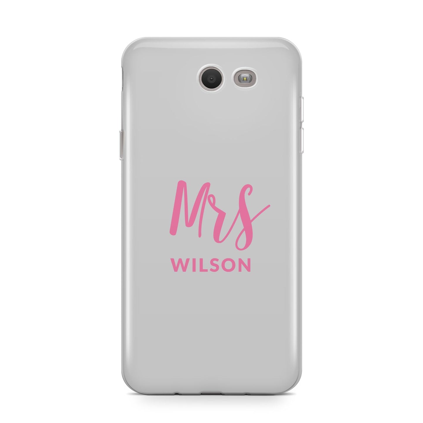Personalised Mrs Couple Samsung Galaxy J7 2017 Case