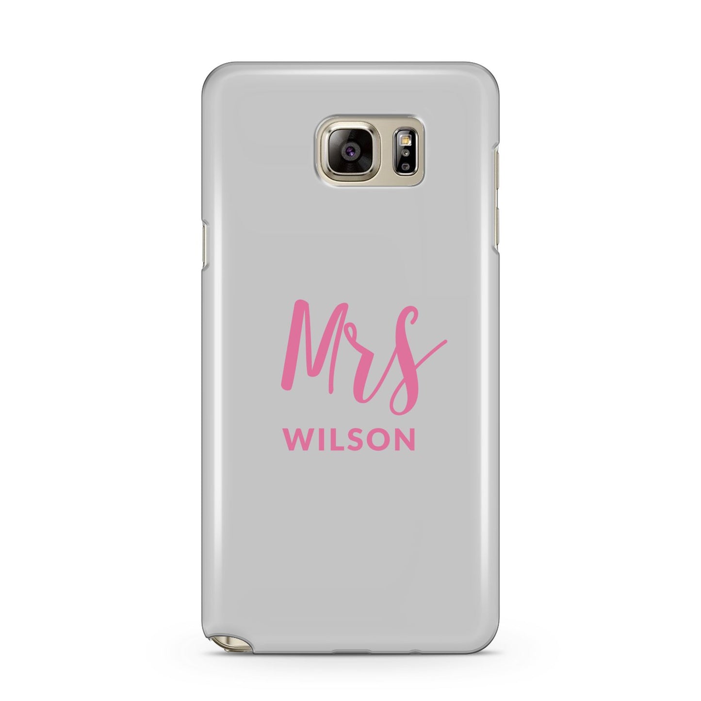 Personalised Mrs Couple Samsung Galaxy Note 5 Case