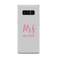 Personalised Mrs Couple Samsung Galaxy Note 8 Case