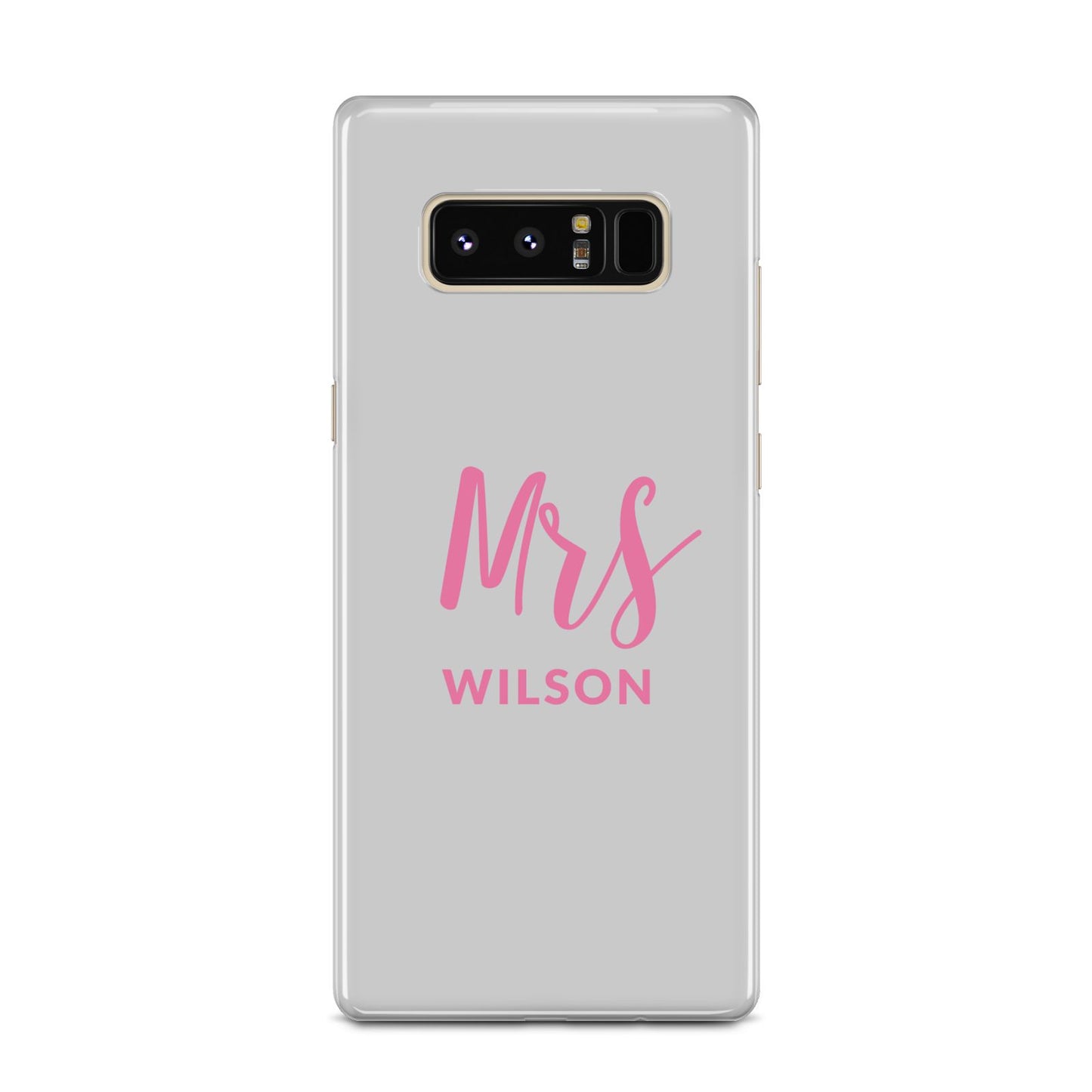 Personalised Mrs Couple Samsung Galaxy Note 8 Case