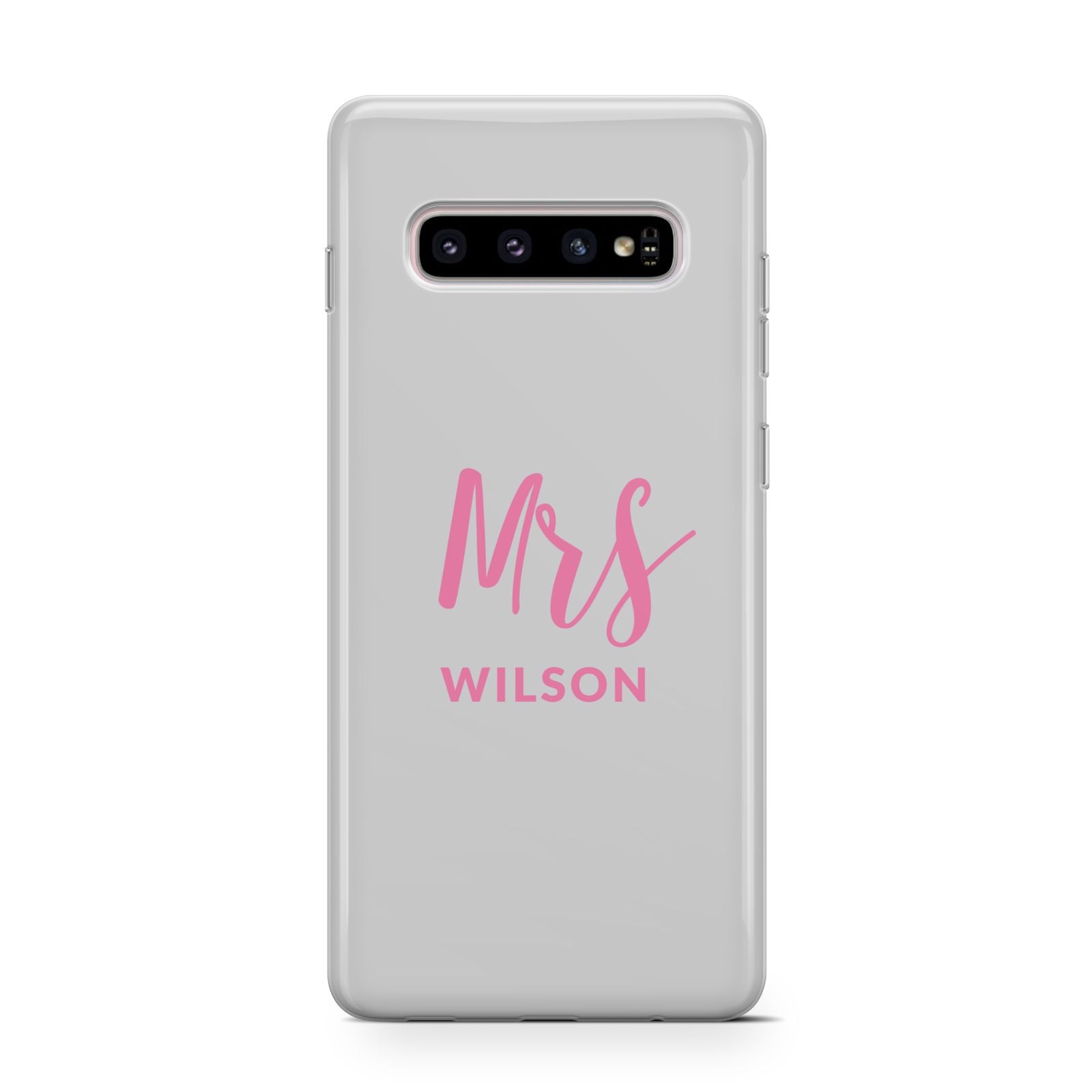 Personalised Mrs Couple Samsung Galaxy S10 Case