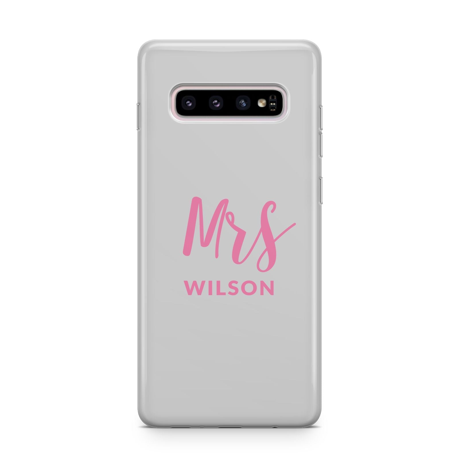 Personalised Mrs Couple Samsung Galaxy S10 Plus Case