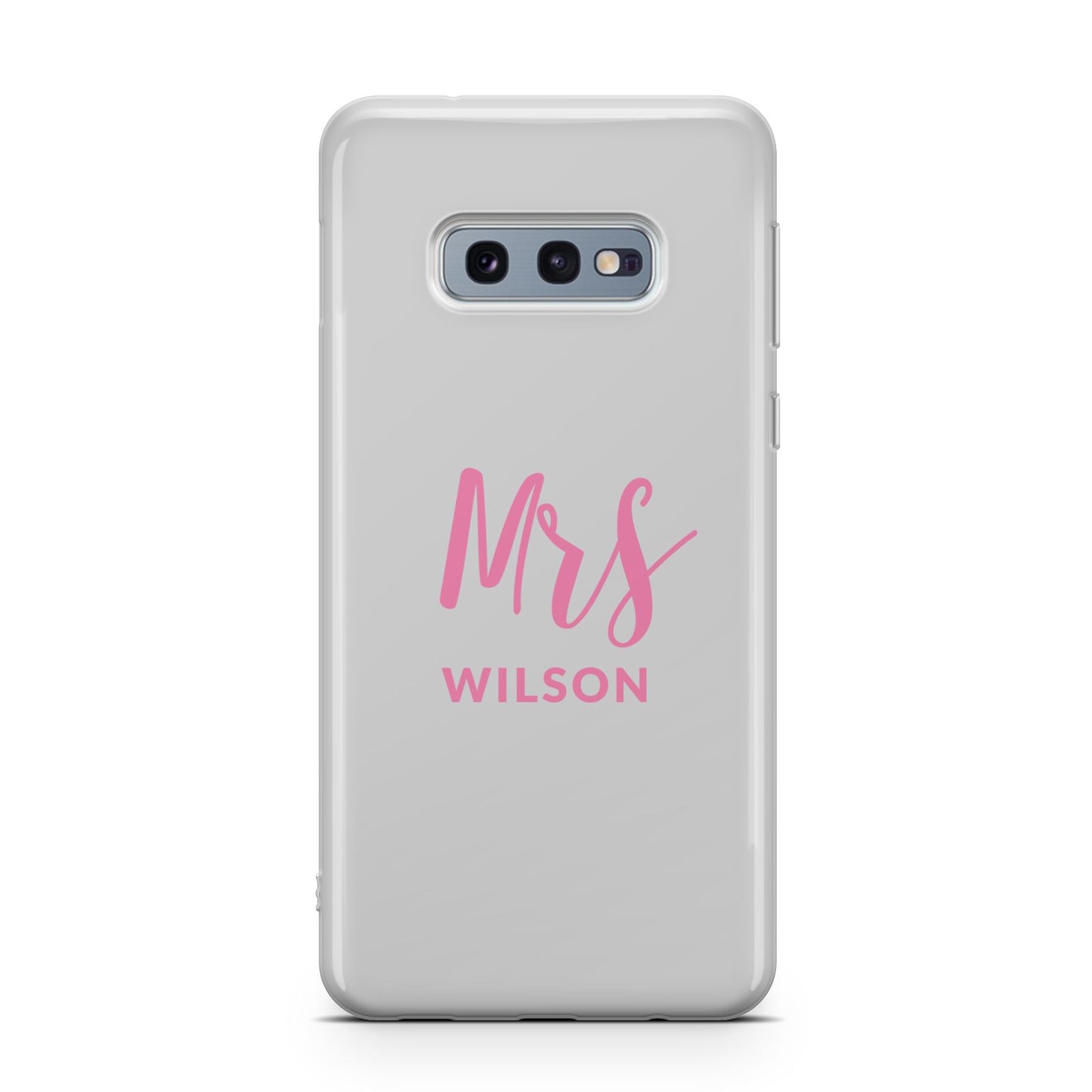 Personalised Mrs Couple Samsung Galaxy S10E Case