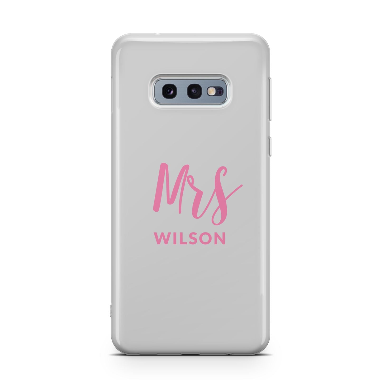 Personalised Mrs Couple Samsung Galaxy S10E Case