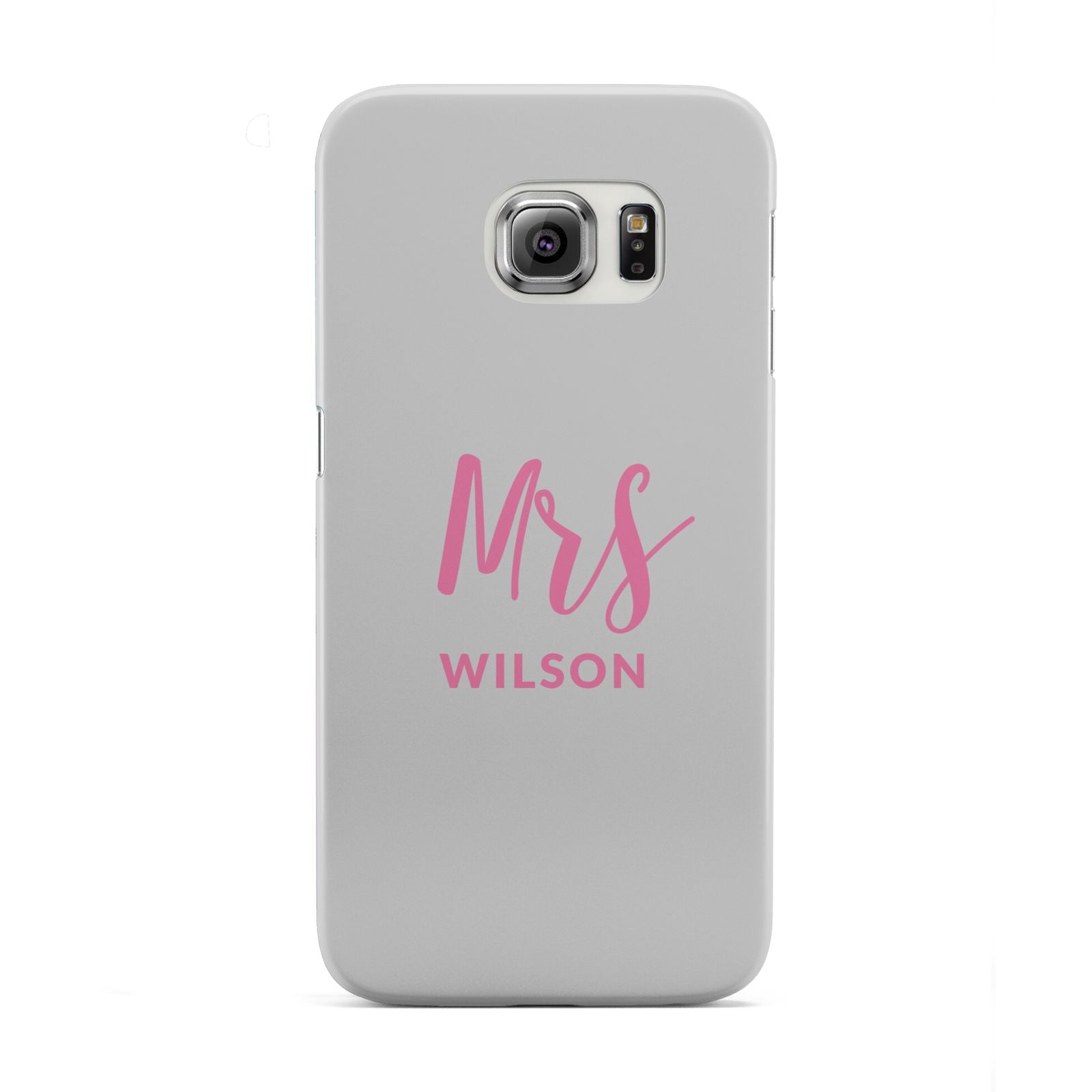 Personalised Mrs Couple Samsung Galaxy S6 Edge Case