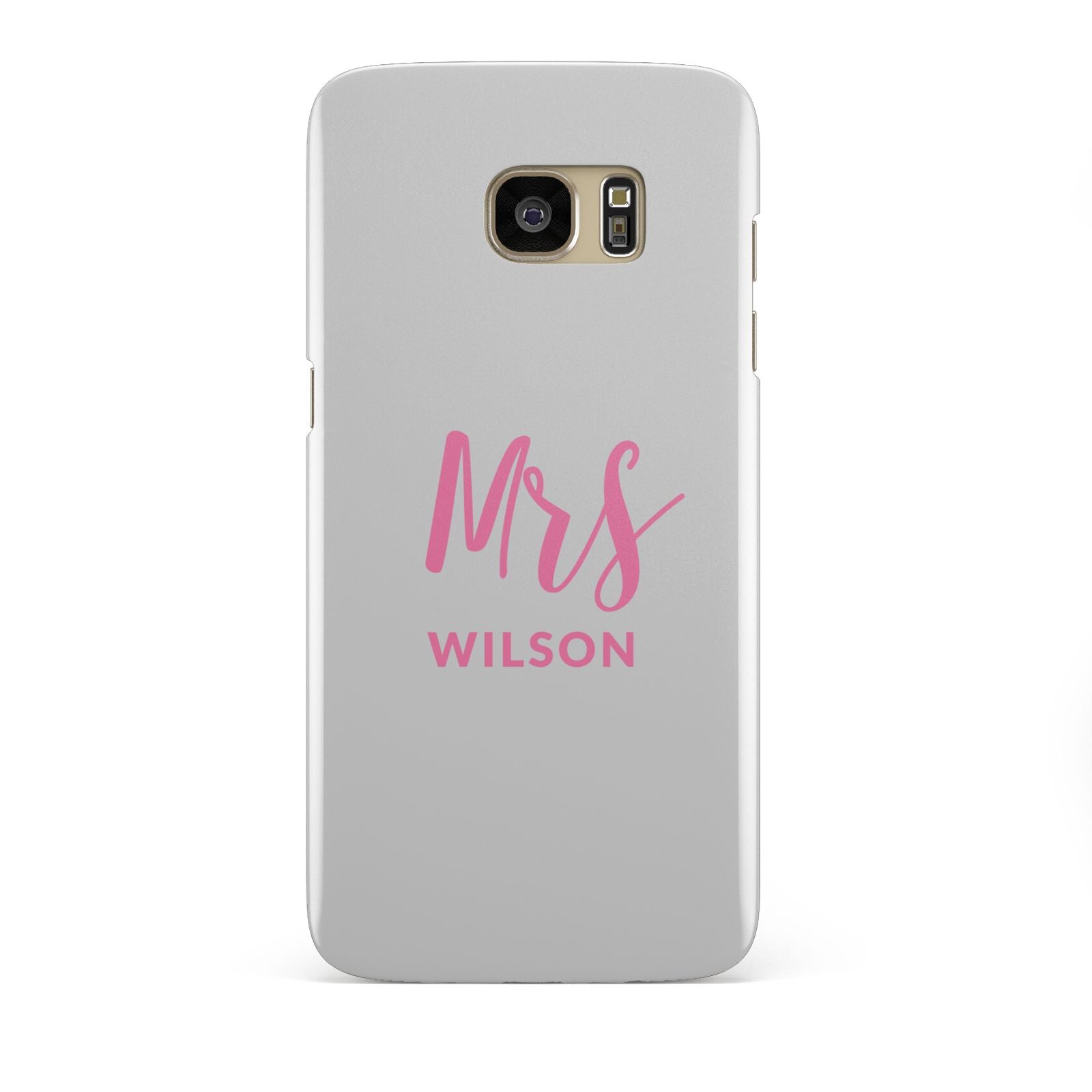Personalised Mrs Couple Samsung Galaxy S7 Edge Case