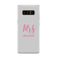Personalised Mrs Couple Samsung Galaxy S8 Case